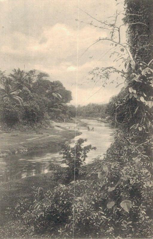 Ceylon The Canal near Wellawatta Colombo 02.96