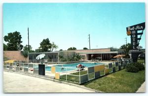 Postcard LA New Orleans Bel Air Motel 1950's C19