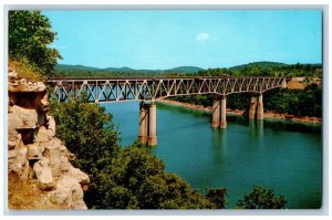 Kentucky KY Postcard Scenic Lake Cumberland Bridge c1950's Unposted Vintage