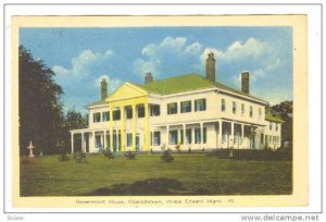 Gov House,Charlottetown,Prince Edward Island,Canada,30-50s