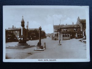 Yorkshire BAILDON Town Gate - Old RP Postcard