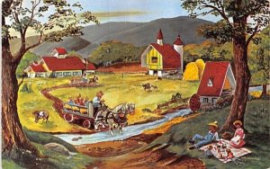Old McDonald's Farm Lake Placid, New York Postcard