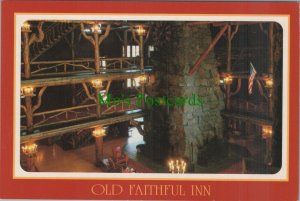 America Postcard - Old Faithful Inn, Yellowstone National Park RR19188