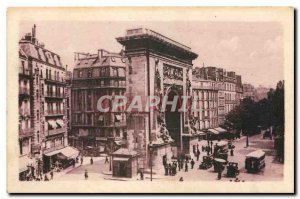 CARTE Postale Paris Former Great Boulevard Porte St Denis