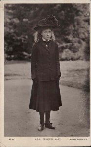 Antique 1912 RPPC HRH Princess Mary as Teen Girl Real Photo Postcard