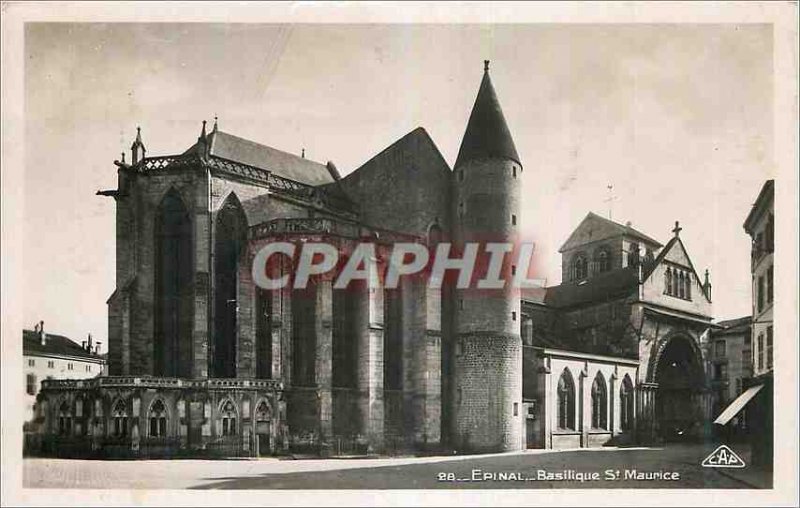 Modern Postcard Epinal Basilica St Maurice