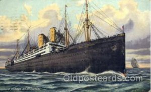 George Washington Ship Ocean Liner 1910 close to perfect corners, light posta...