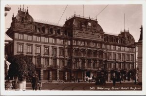 Sweden Gothenburg Göteborg Grand Hotell Haglund Vintage RPPC C039