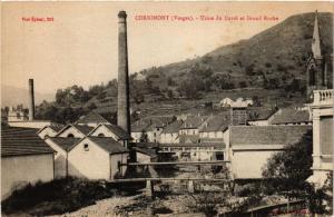 CPA CORNIMONT Usine du Daval et Grand Roche. (398171)