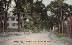 Postcard Main Avenue Farmingale Gardiner ME