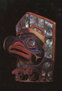 Vancouver Primitive Art Antique Mythical Bird Statue Canada Postcard