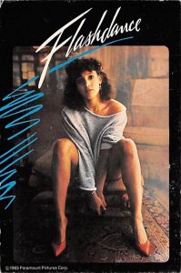 Flashdance Original Movie Poster View Postcard Backing 