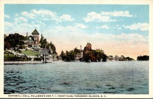 New York Thousand Islands Hopewell Hall Pullman's and T I Yacht Club 192...