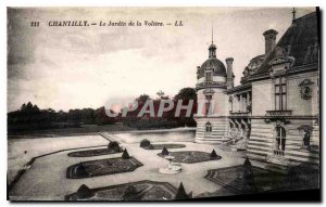 Old Postcard Chantilly Garden aviary