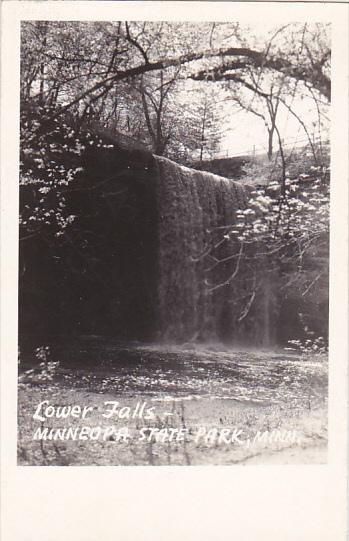 Lower Falls Minneopa State Park Minnesota Real Photo