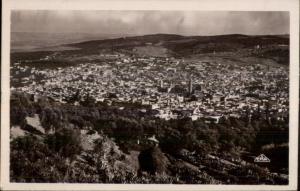 Fes Morocco General View Soldiers Mail Passed by Naval Censor WWII rppc