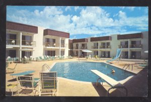 GALLUP NEW MEXICO ROUTE 66 ROYAL INN SWIMMING POOL MOTEL ADVERTISING POSTCARD