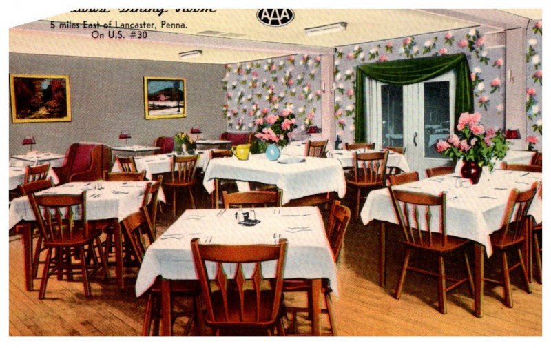 Pennsylvania The Willoew Hotel Restaurant and Cottages , Dining Room view