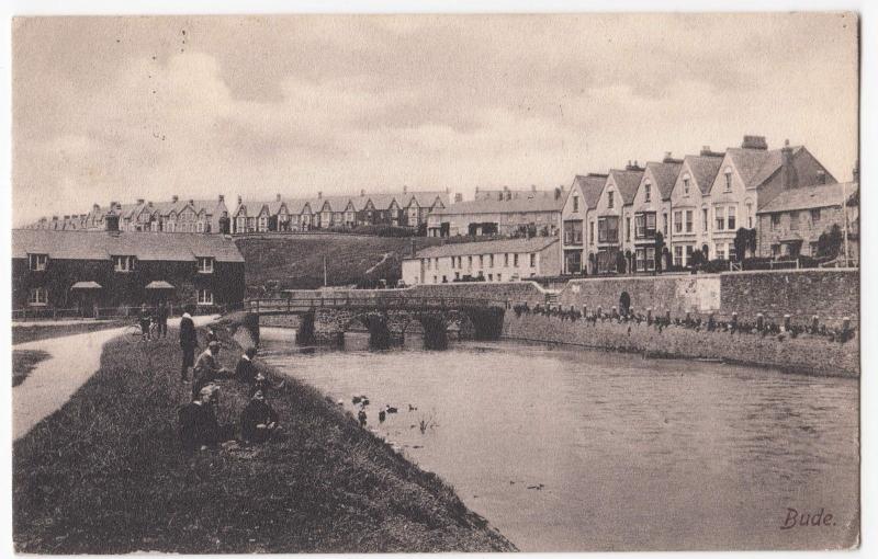 Cornwall; Bude, View From River PPC By Frith, 1907 PMK To Miss Worton, Blandford