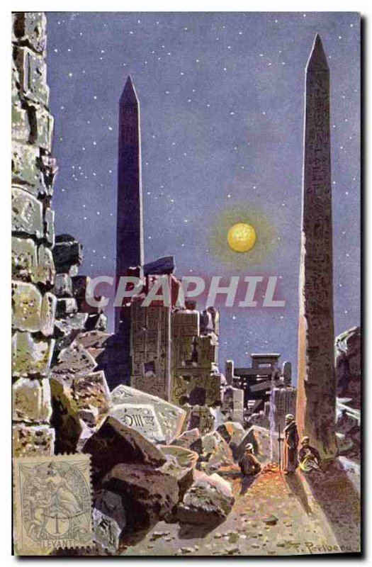 Postcard Ancient Egypt Egypt The Obelisks of Karnak