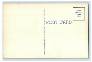 c1940's U.S Post Office And Court House Huntsville Alabama AL Vintage Postcard 