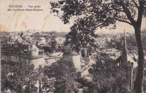 Fraance Fougeres Vue prise des Carriers Saint-Sulpice 1951