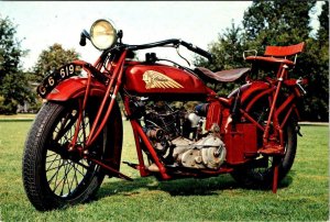 Leidschendam, Holland Netherlands  1925 INDIAN MOTORCYCLE~SCOUT  4X6 Postcard