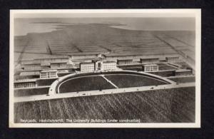 Iceland University Bldgs Haskolahverfio Reykjavik Postcard RPPC Real Photo PC