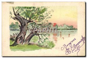 Old Postcard Tree