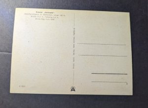 Mint Germany Navy Ship Postcsard Cruiser Kreuzer Karlsruhe