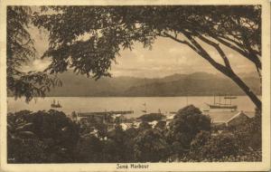 fiji islands, SUVA, Harbour Scene (1910s) Stamp, Stinson Studio 11