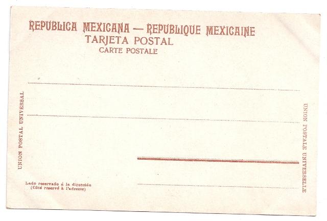 Mexico Piedra Sacrificio Sacrificial Stone 1905 Postcard