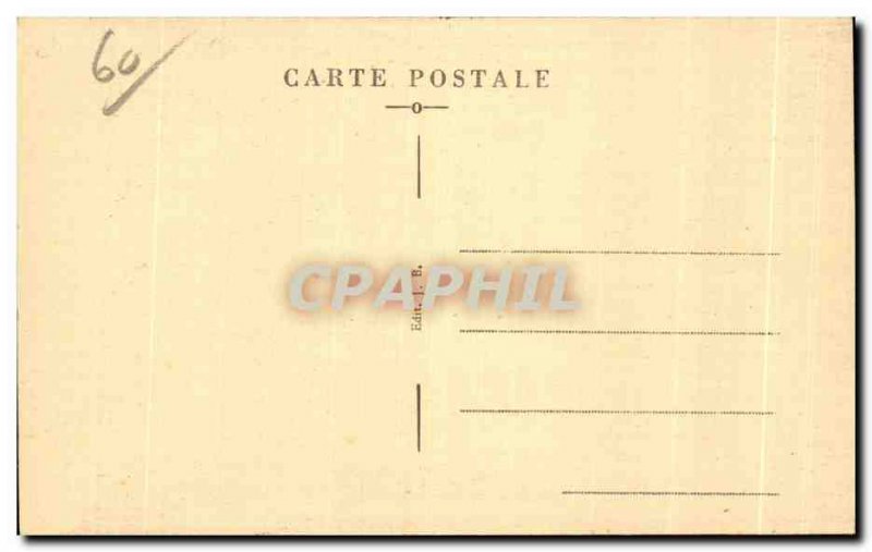 Old Postcard Senlis (Oise) Interior of the Cathedral