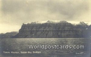 Real Photo Temple Mountain, Sassen Bay Svalbard Norway Unused 