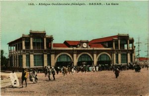 CPA AK Fortier 144 Dakar- La gare SENEGAL (812187)