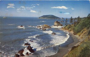 Trinidad Head California 1957 Postcard Headland View From US 101