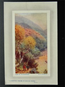 Scotland PASS OF KILLIECRANKIE by H.B.Wimbush c1909 Postcard Raphael Tuck 9755