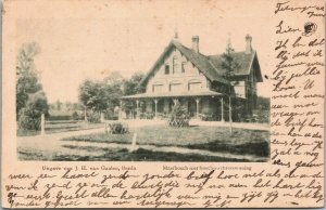 Netherlands Mastbos Met Boswachterswoning Breda Vintage Postcard 01.41