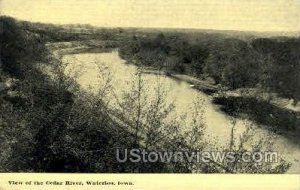 View of the Cedar River - Waterloo, Iowa IA