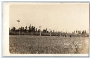 c1910's Farm Scene Field Cedar Rapids Iowa IA RPPC Photo Antique Postcard