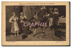 Old Postcard Fencing A Hero