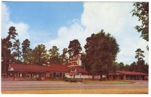 Pine Bluff AR Pine Bluff Motel Lodging Postcard