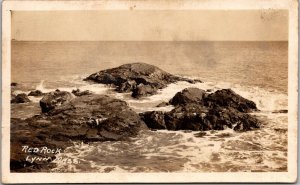 RPPC, View of Surf, Red Rock Lynn MA c1911 Vintage Postcard R79