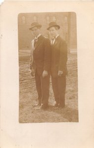 J11/ Toledo Ohio RPPC Postcard c1910 2 Well-Dressed Men  235