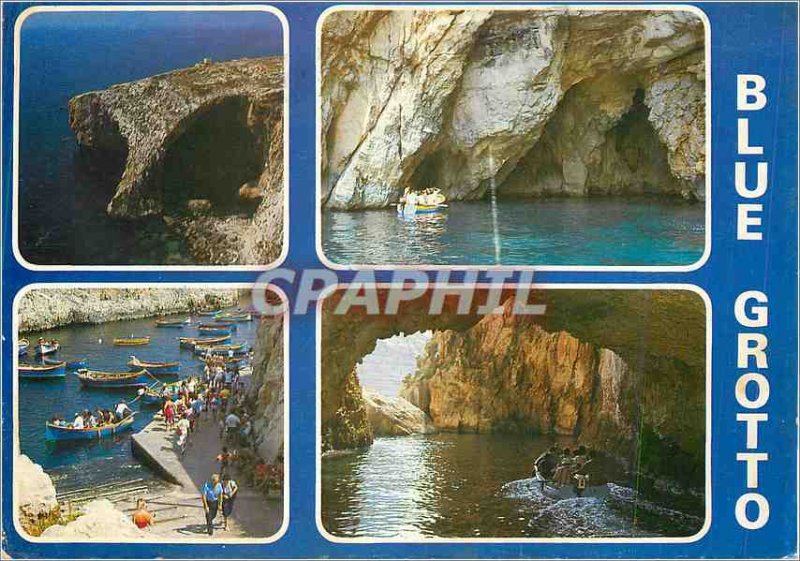 Postcard Modern Blue Grotto Zuerrieo Malto