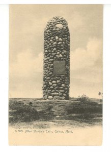MA - Quincy. Miles Standish Cairn circa 1905