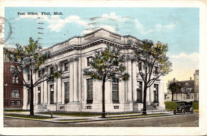 Michigan Flint Post Office 1919