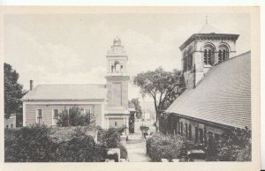 America Postcard - Town Square & Leyden Street - Pilgrim Plymouth - Mass TZ11314