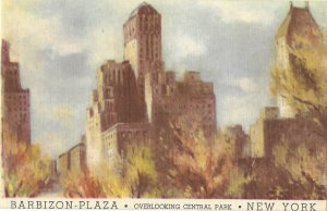 Barbizon Plaza Overlooking Central Park New York City New York