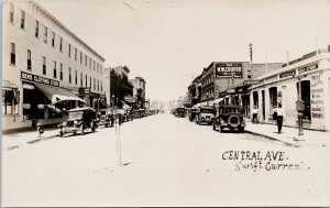 Central Avenue Swift Current Saskatchewan SK Unused RPPC Postcard G13